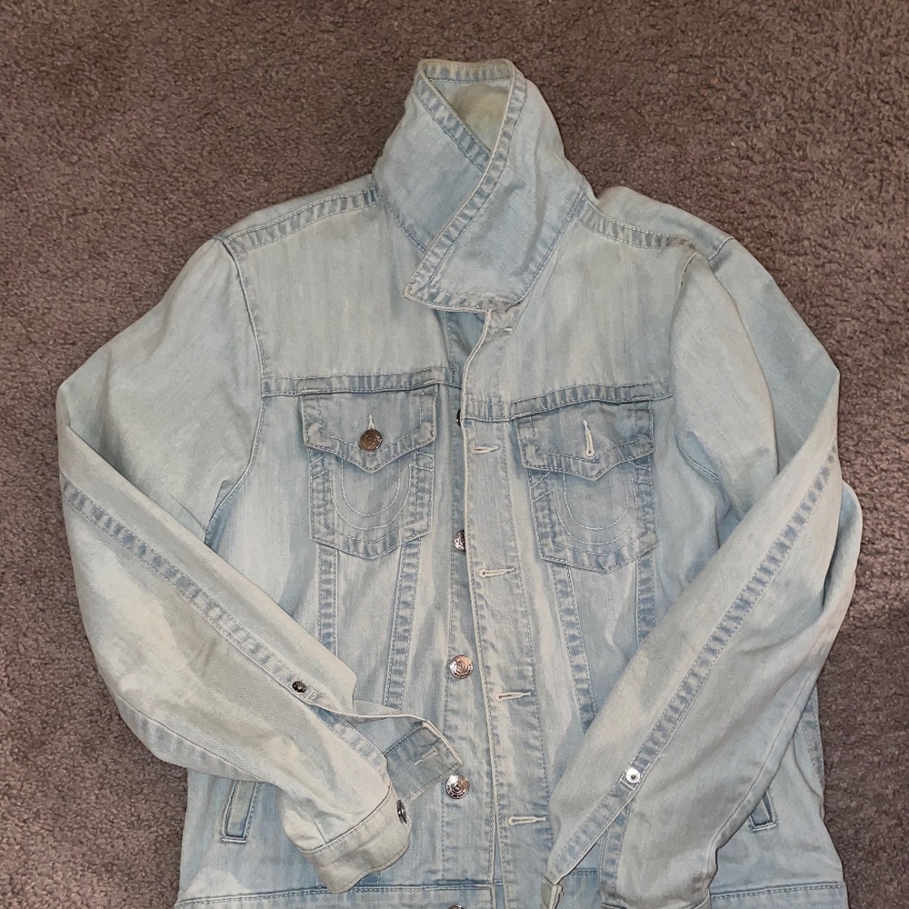 Light Blue True Religion Jacket